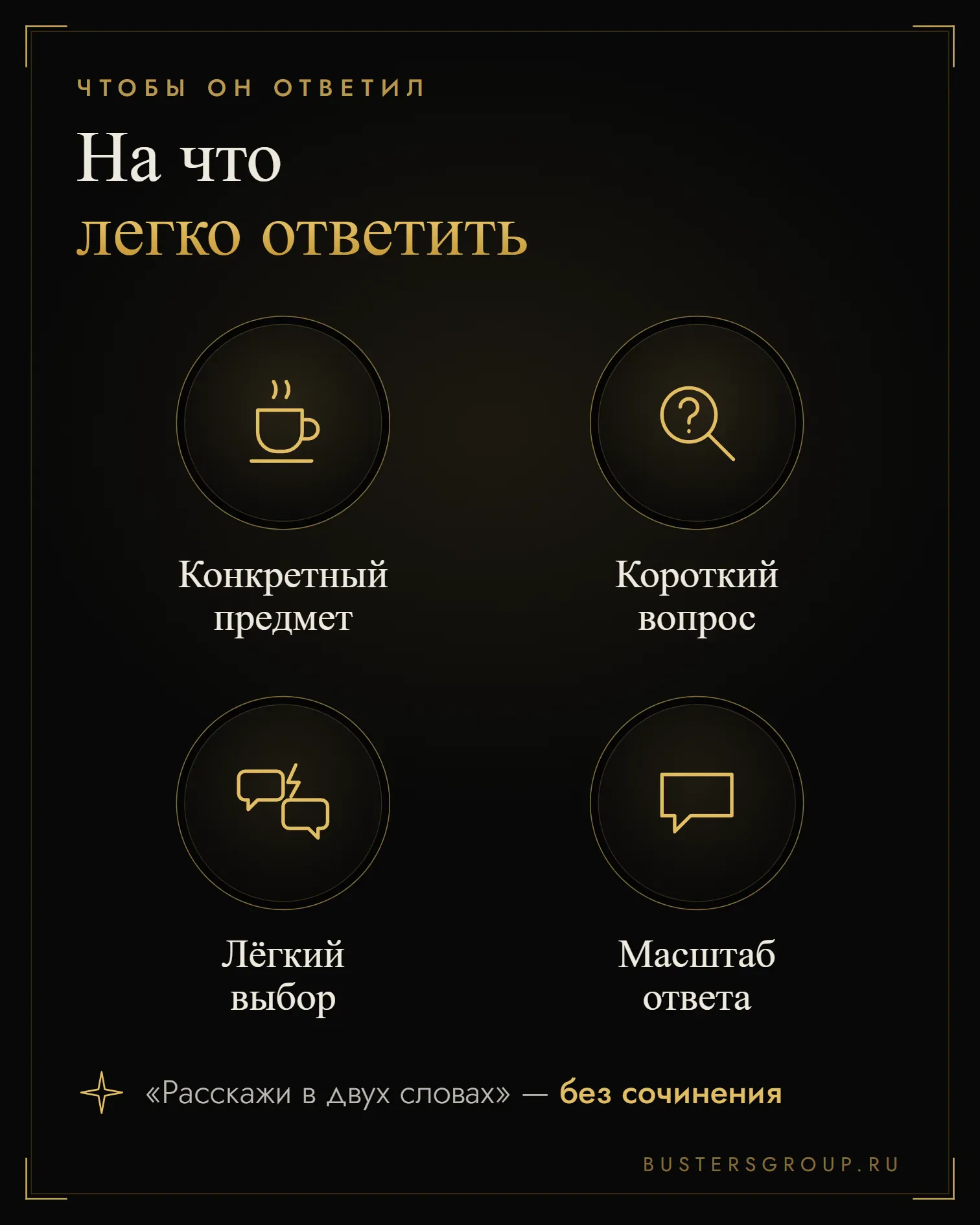 Что написать парню, чтобы он ответил: конкретный предмет, короткий вопрос, лёгкий выбор и масштаб ответа